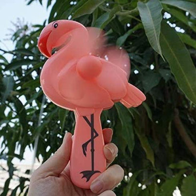 Abanico de mano en Forma de Flamingo
