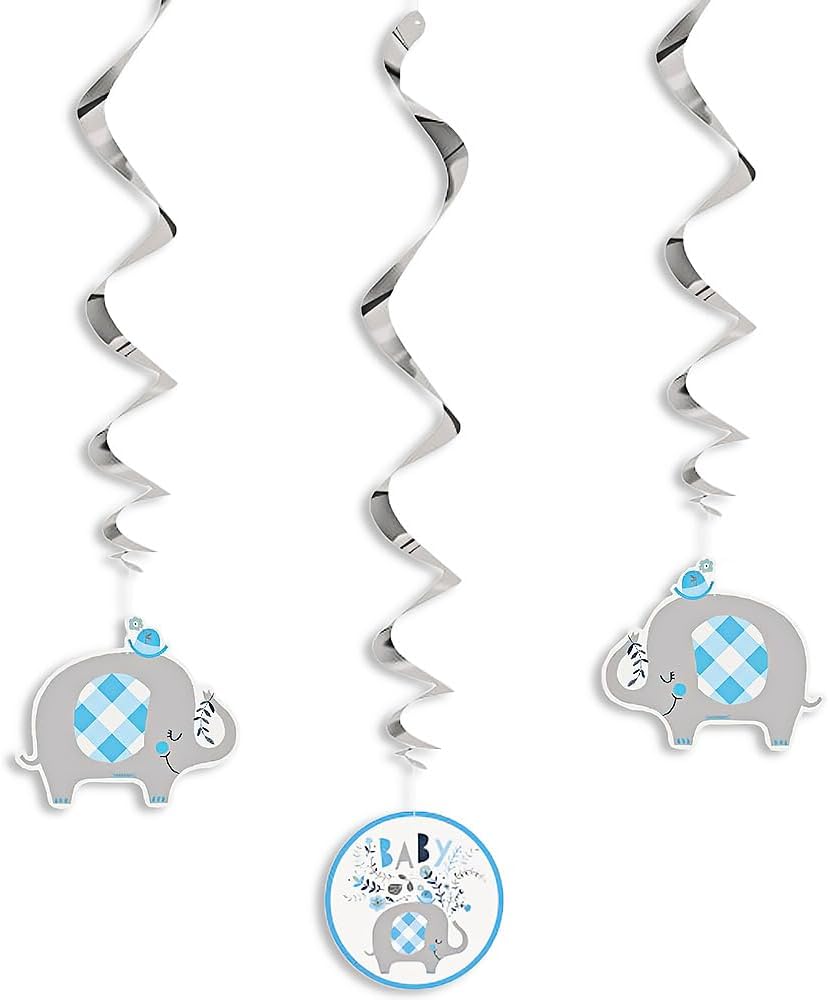 Espirales Decorativos Blue Elephant (x3u)
