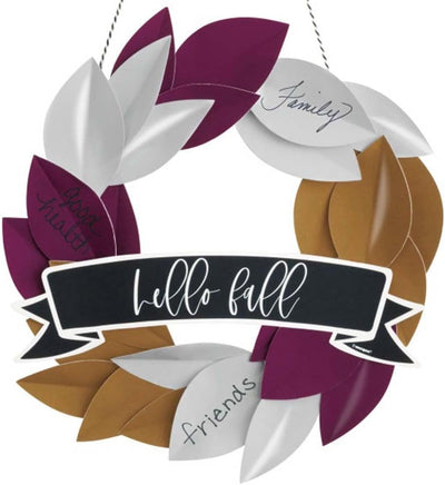 Modern Thanksgiving DIY Paper Wreath Kit (1u)
