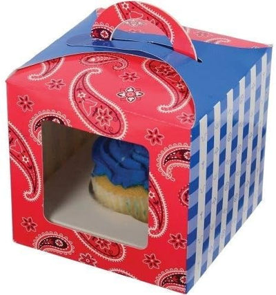 Bandana Cupcake Box (x12u)
