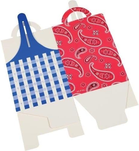 Bandana Cupcake Box (x12u)