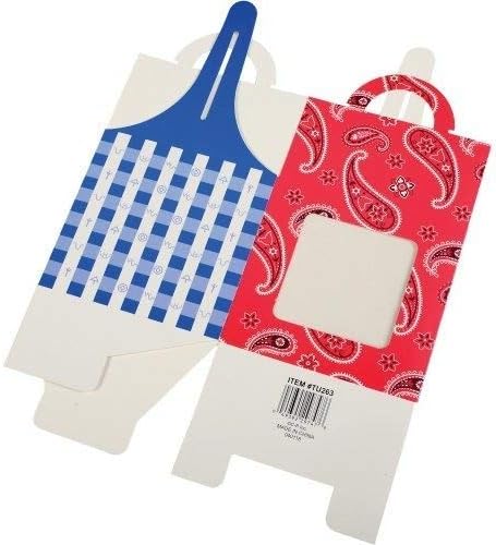 Bandana Cupcake Box (x12u)