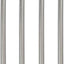 Silver Birthday Candles Metallic Velas 5" (x12u)
