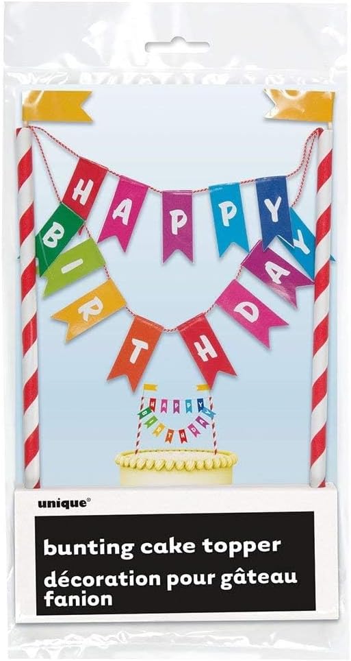 Candle Cake Topper Happy Birthday (x1u)