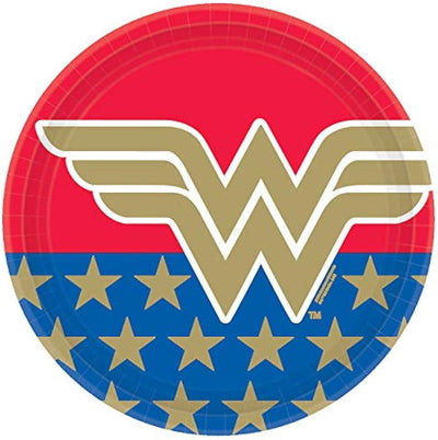 Superhero Girl Wonder Woman Platos 9" (x8u)