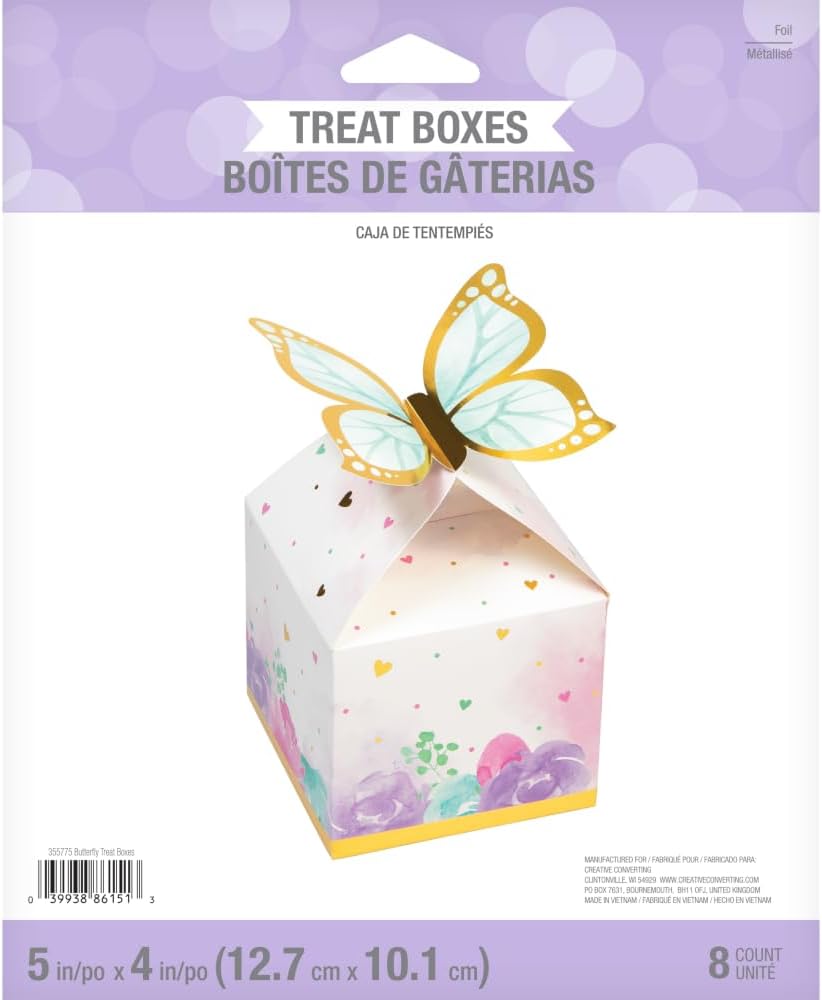 Butterfly Shimmer Treat Box (x8u)