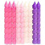 Pink & Purple Spiral Candle 10pcs