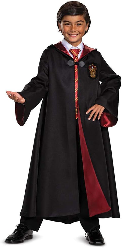 Harry Potter Gryffindor Robe with Golden Embroidery Kids Unisex Costume
