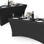 Mantel Rectangular Spandex 8FT Negro