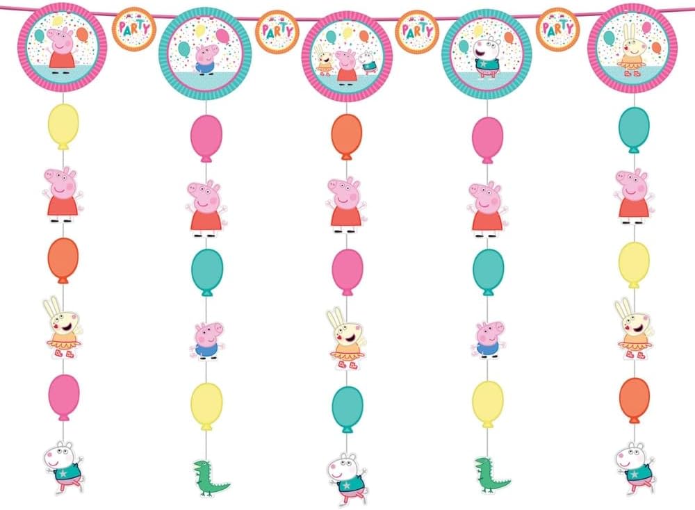 Hanging String Peppa Pig (x5u)