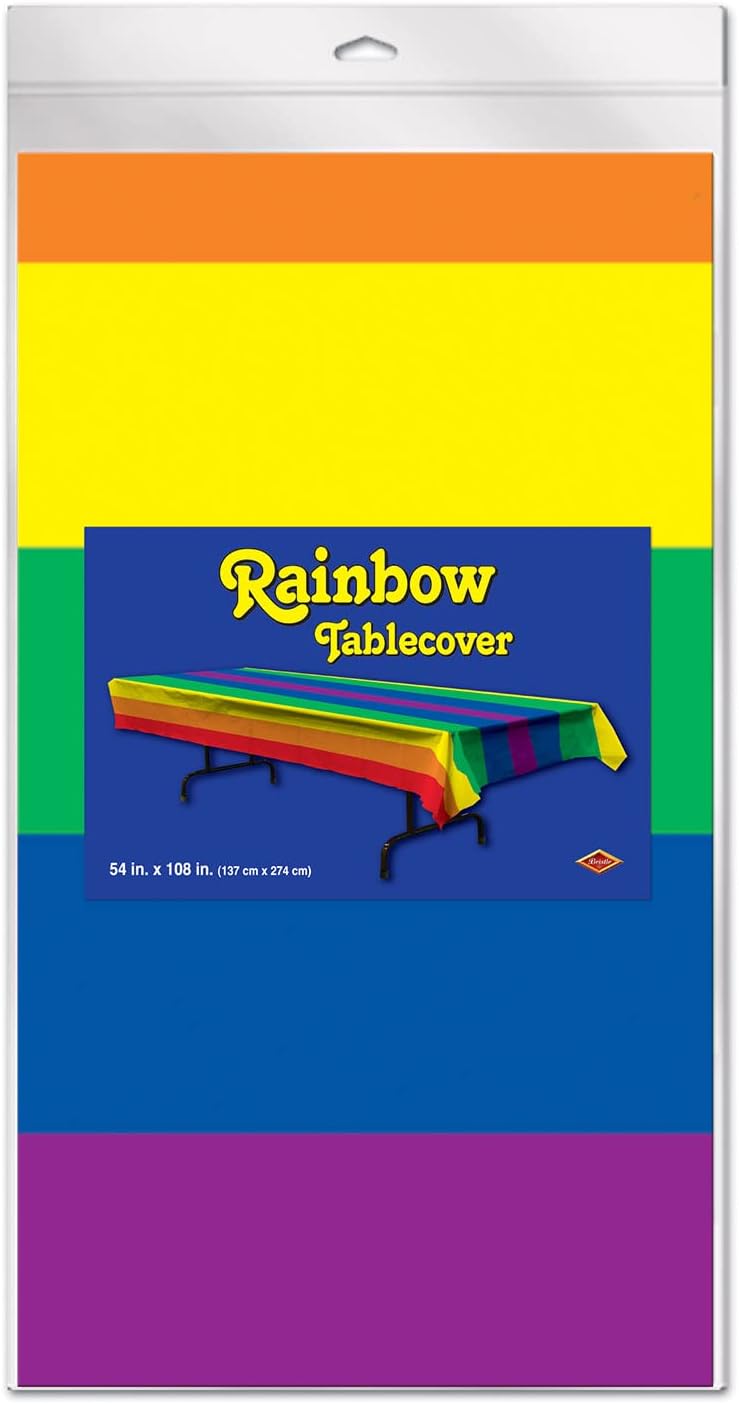 Mantel Plástico Mesa Rainbow (x1u)