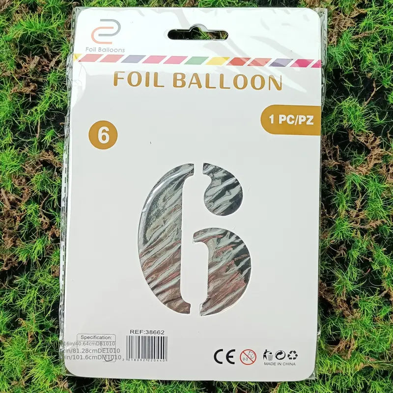 32” Foil Balloon Silver