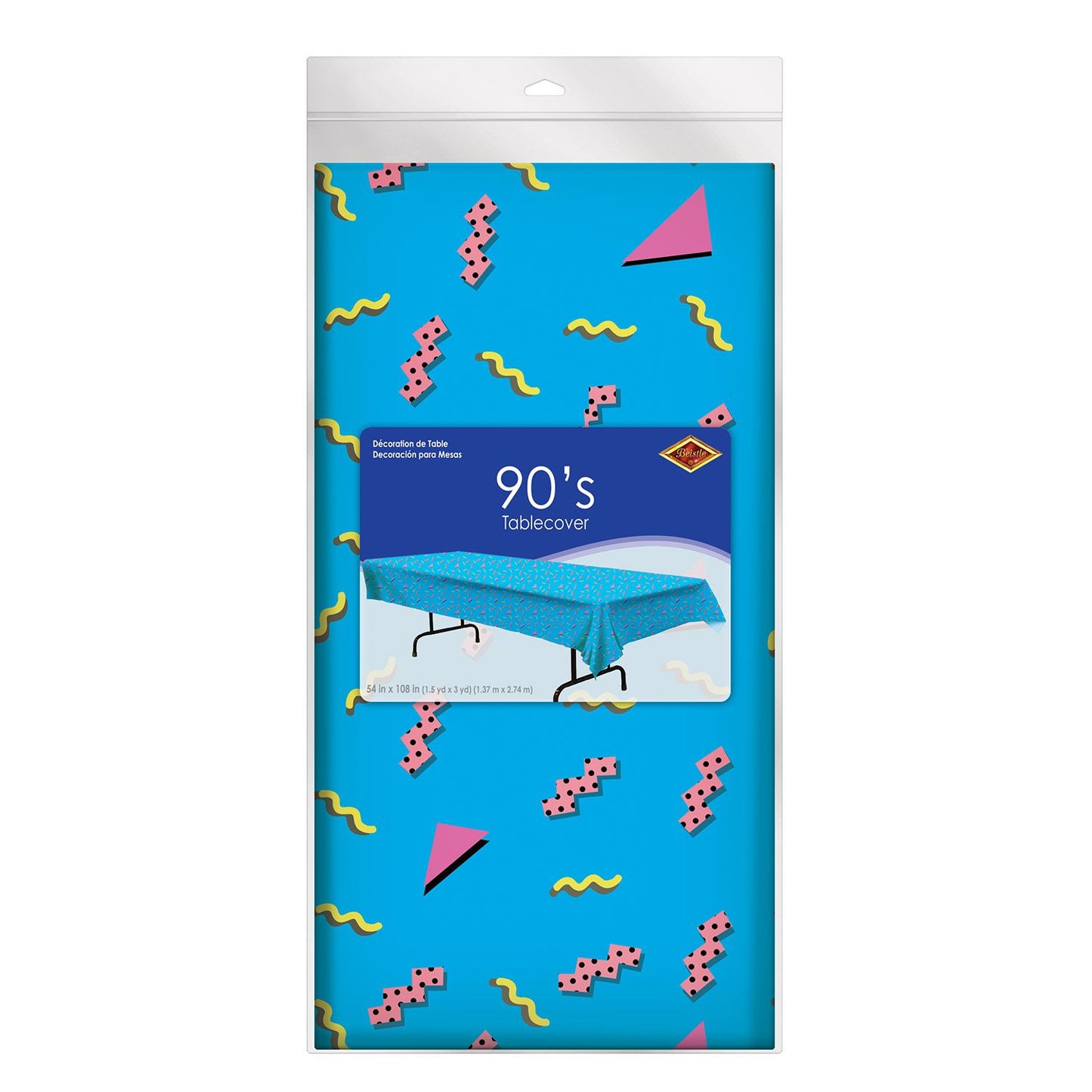 90's Tablecover Retro Vintage (x1u)