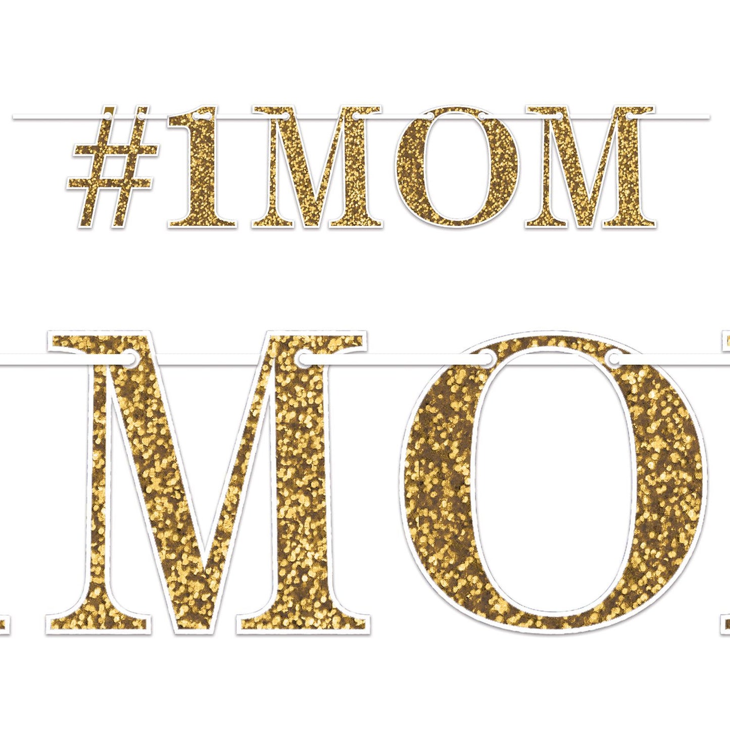 #1 Mom Streamer 4ft (x1u)
