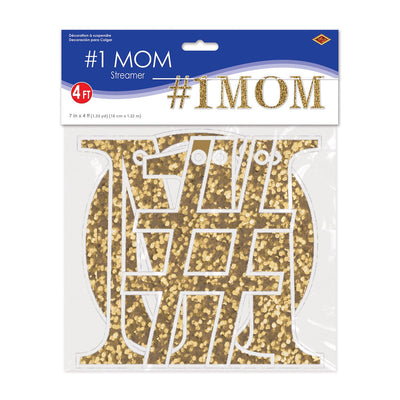 #1 Mom Streamer 4ft (x1u)