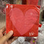 Fluttering Heart Valentine Napkins 16pcs