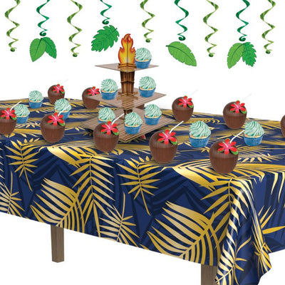 Mantel Palmera Azul