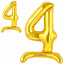 Standing Foil Number Balloon Gold 28"