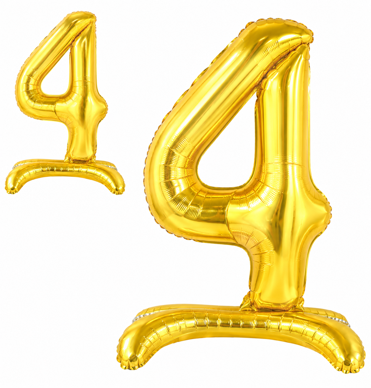 Standing Foil Number Balloon Gold 28"