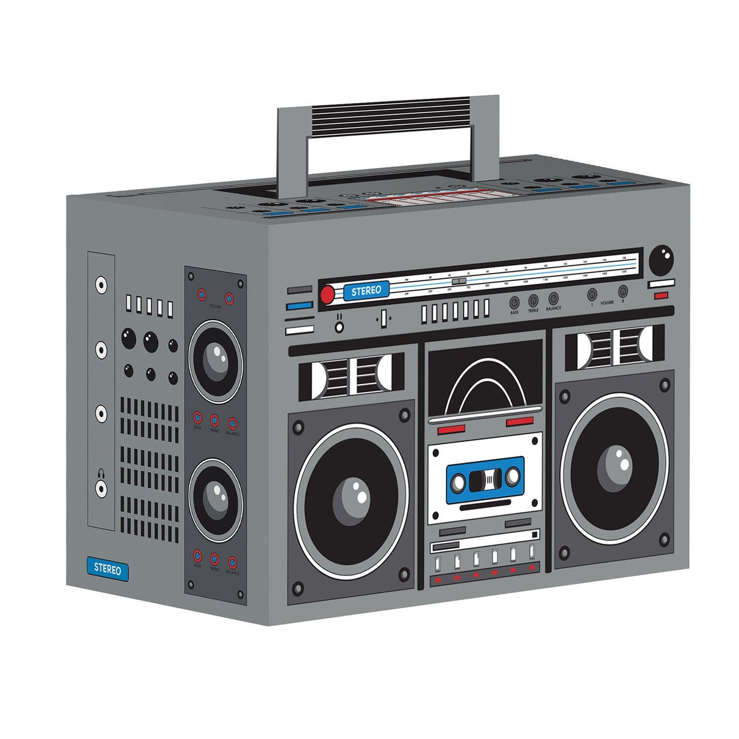 Boom Box Favor Boxes Retro Vintage (x3u)