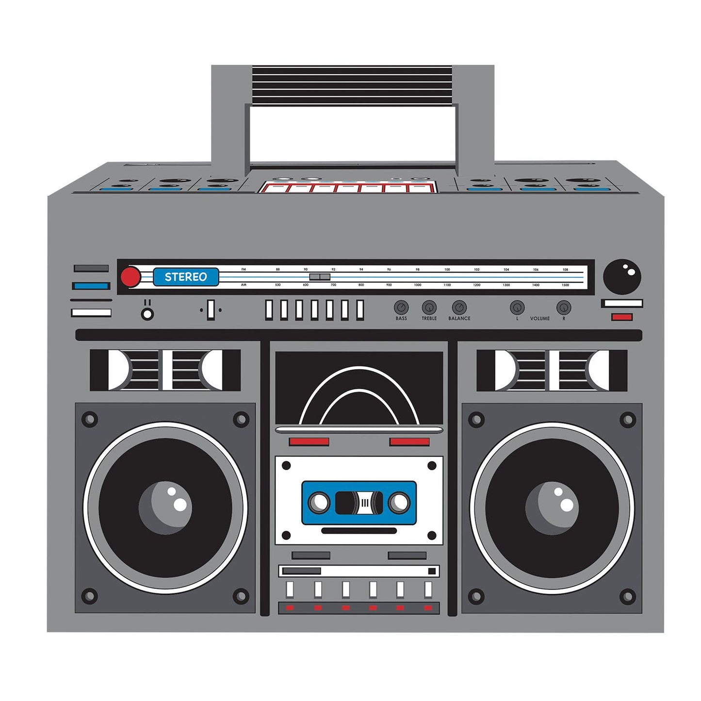 Boom Box Favor Boxes Retro Vintage (x3u)