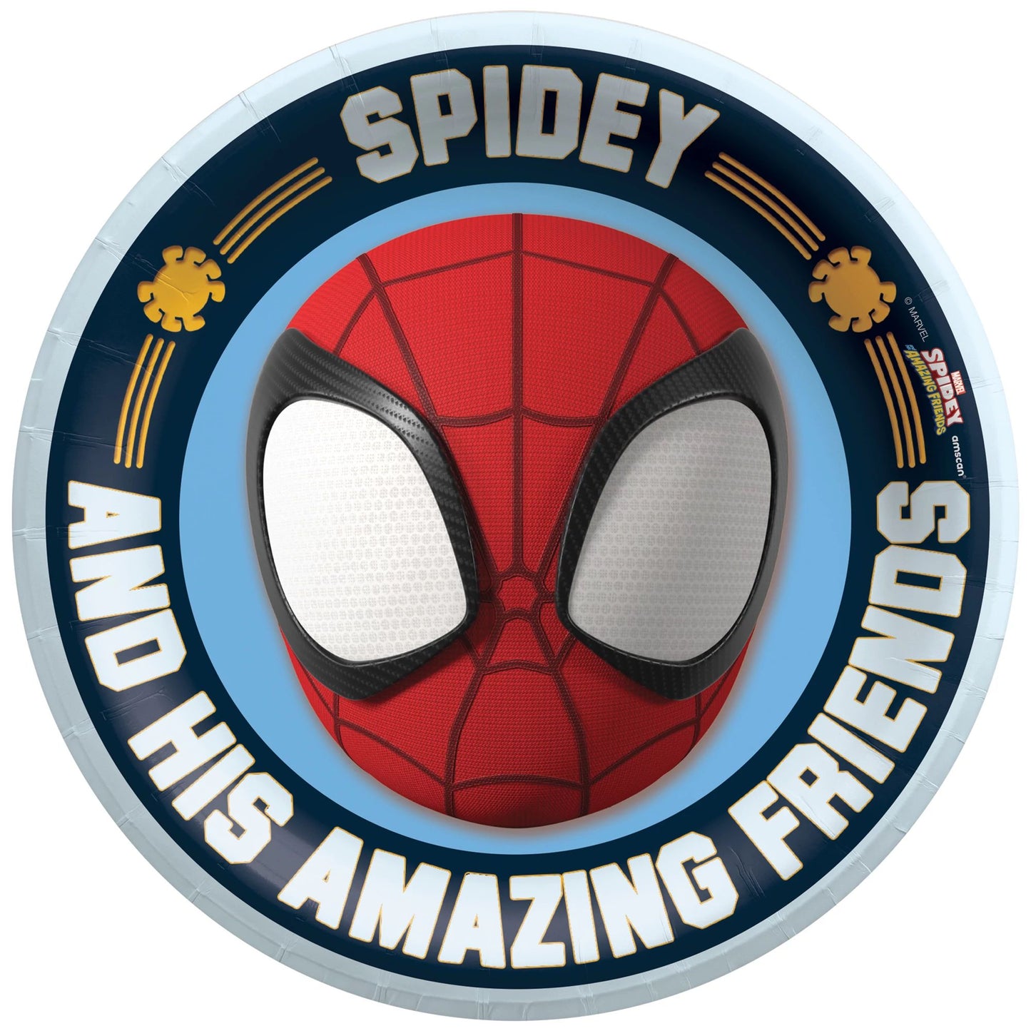 Spidey and His Amazing Friends 7" Round Plates