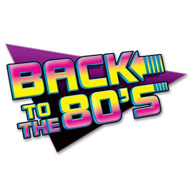 Back To The 80's Sign (x1u)