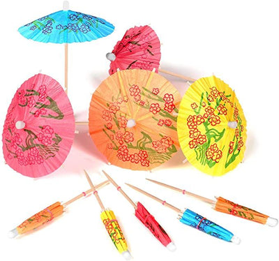 Sombrilla Picks 4" Colores Varios
