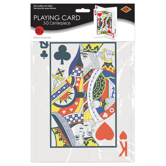 3-D Playing Card Centerpiece