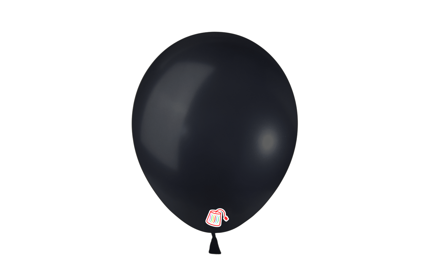 Latex Balloon 12" Pearl Black (x12u)