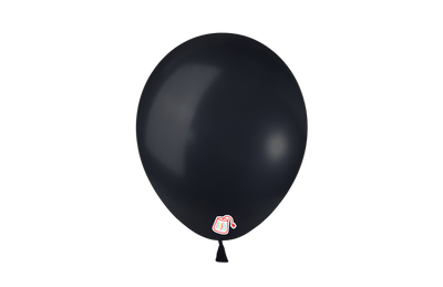 Latex Balloon 12" Pearl Black (x12u)