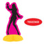 Retro Vintage 70's Silhouette Mini Centerpieces (x8u)