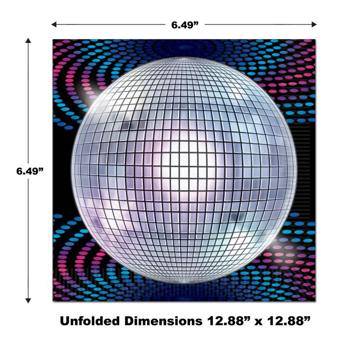 Disco Ball Napkins (x16u)