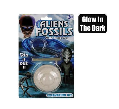 Aliens Fossils Glow in the Dark