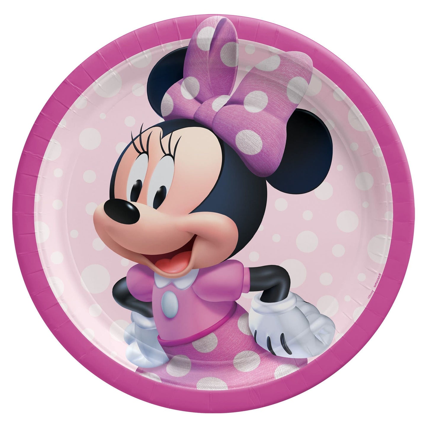 Plates 9" Round Minnie Mouse Forever