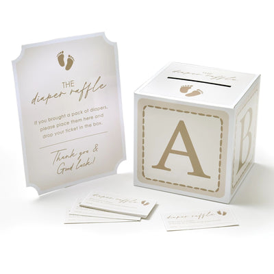 Game Baby Shower Diaper Raffle Kit (x1u)