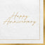 Happy Anniversary Lunch Napkins (x16u)