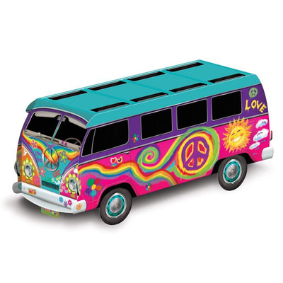 3-D 60's Bus Centerpiece