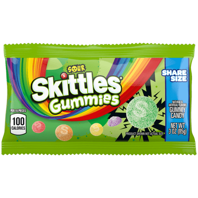 Skittles Sour Gummies 3oz