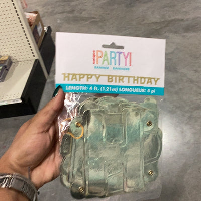 HBD GOLD DELUXE BANNER