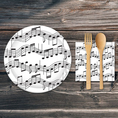 Notas Musicales Beverage Napkins (x16u)