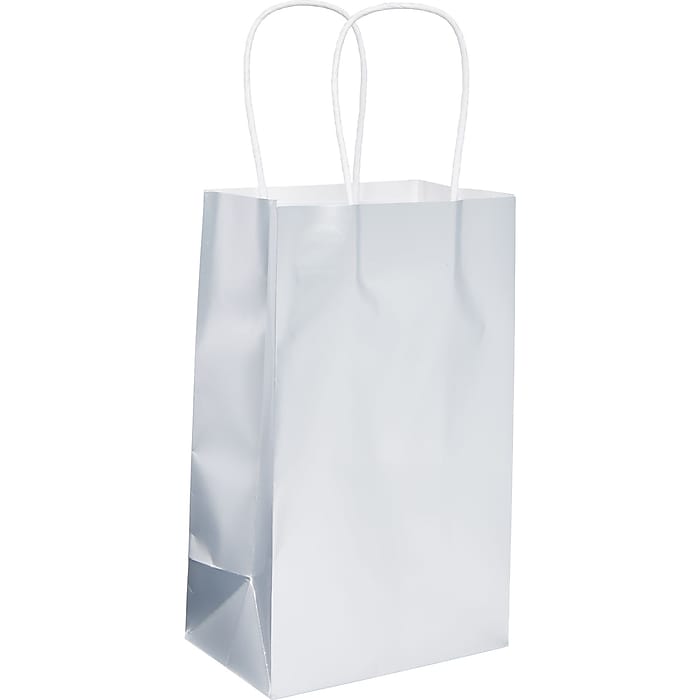 Small Paper Bag - Silver Foil (x1u)