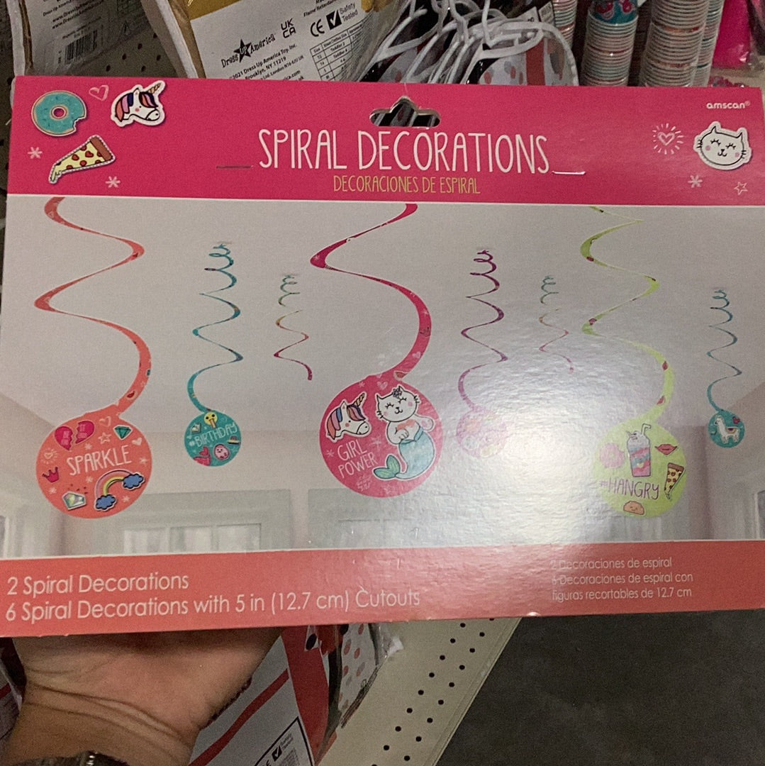Selfie HB Swirl Decoration