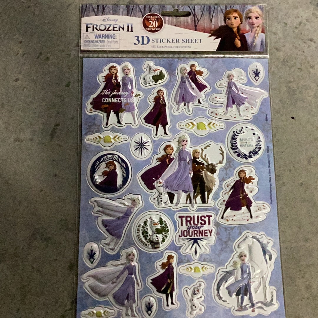 Forzen Stickers Frozen Sticker Sheet – Fiesta Warehouse