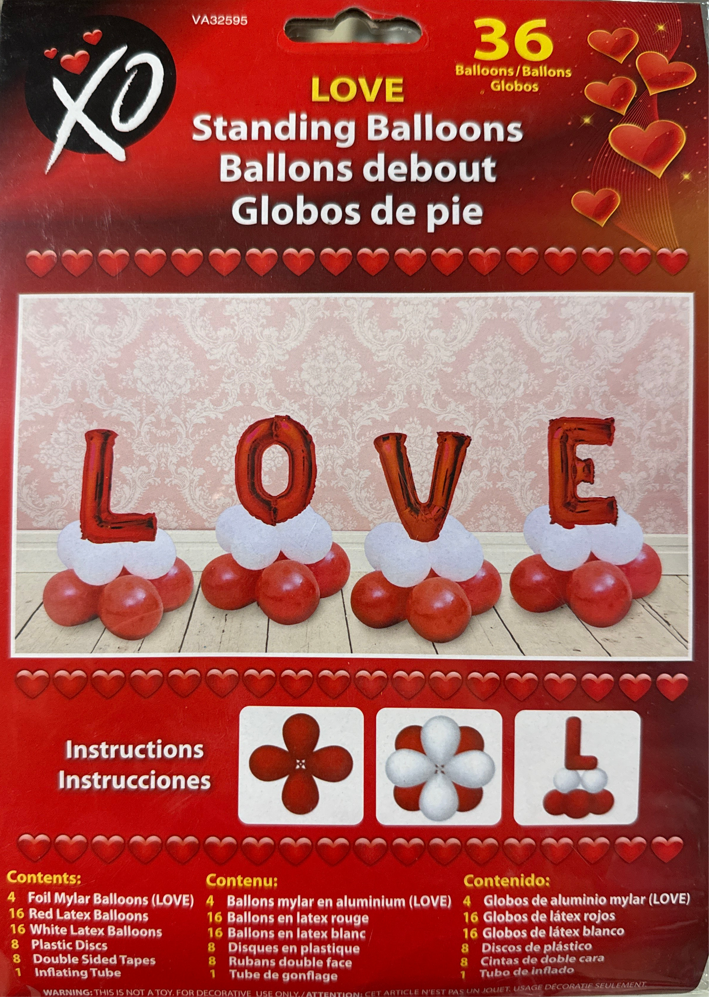 36 Globos 'LOVE' - San Valentín