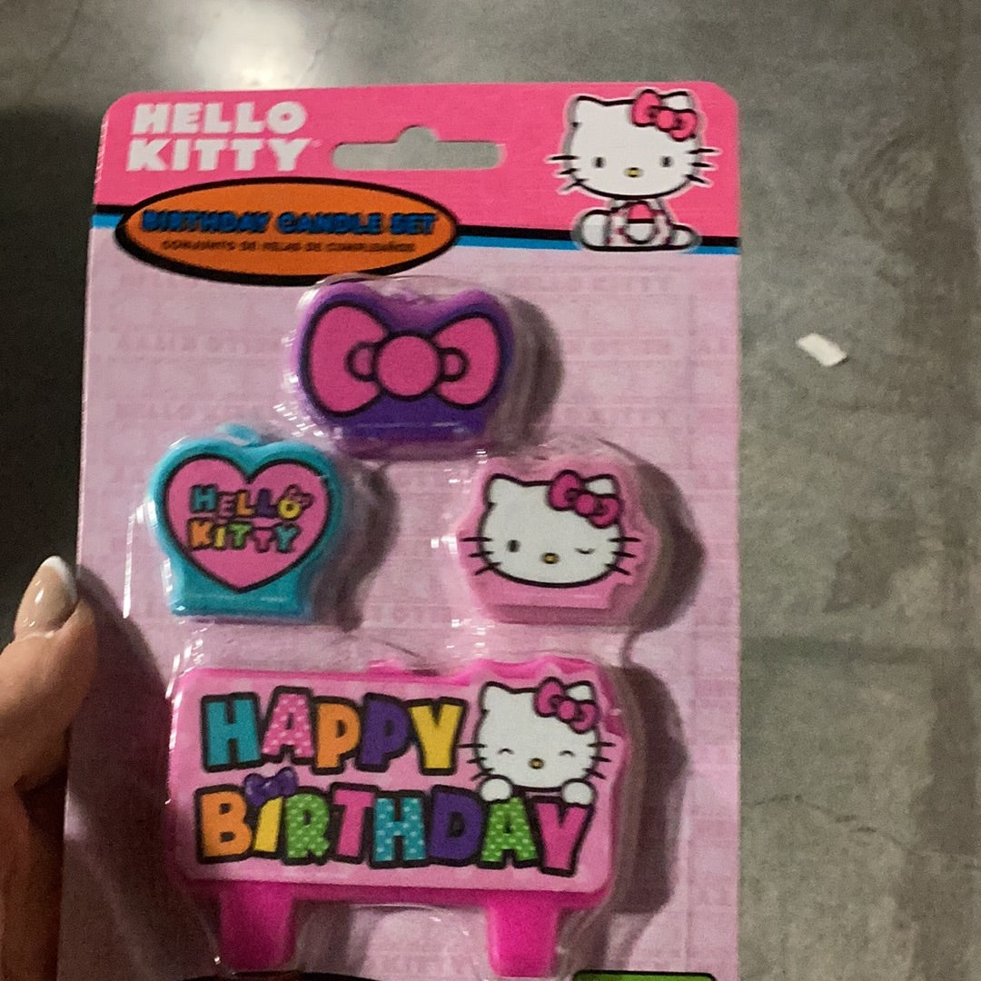 HELLO KITTY CANDLES (x4u)