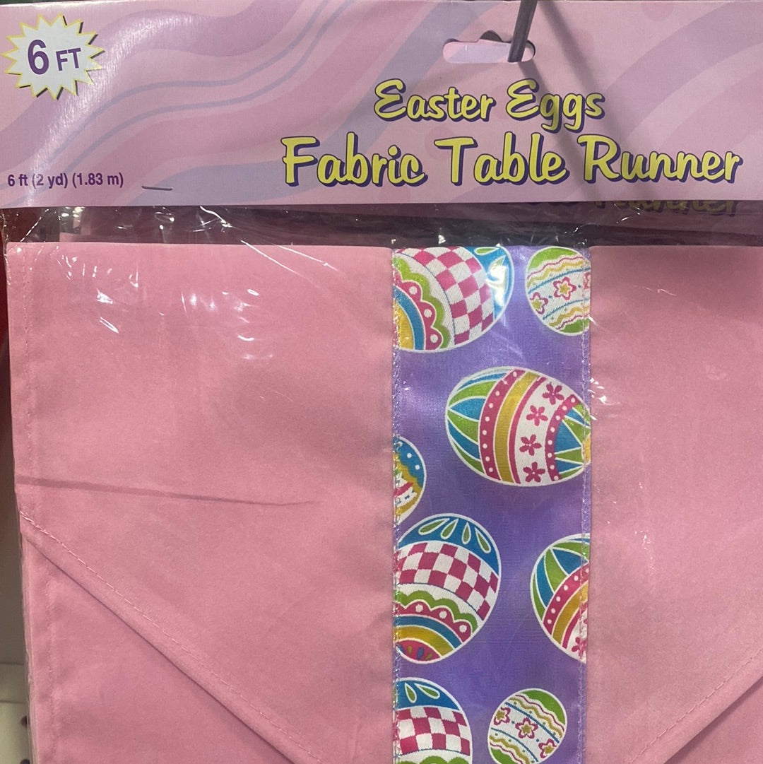 Easter Egg Fabric Table Runner