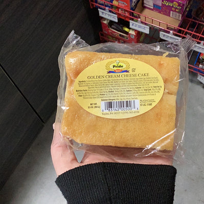 Golden Cream Cheese Cake