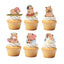 Cupcake Toppers Capybara (x24u)