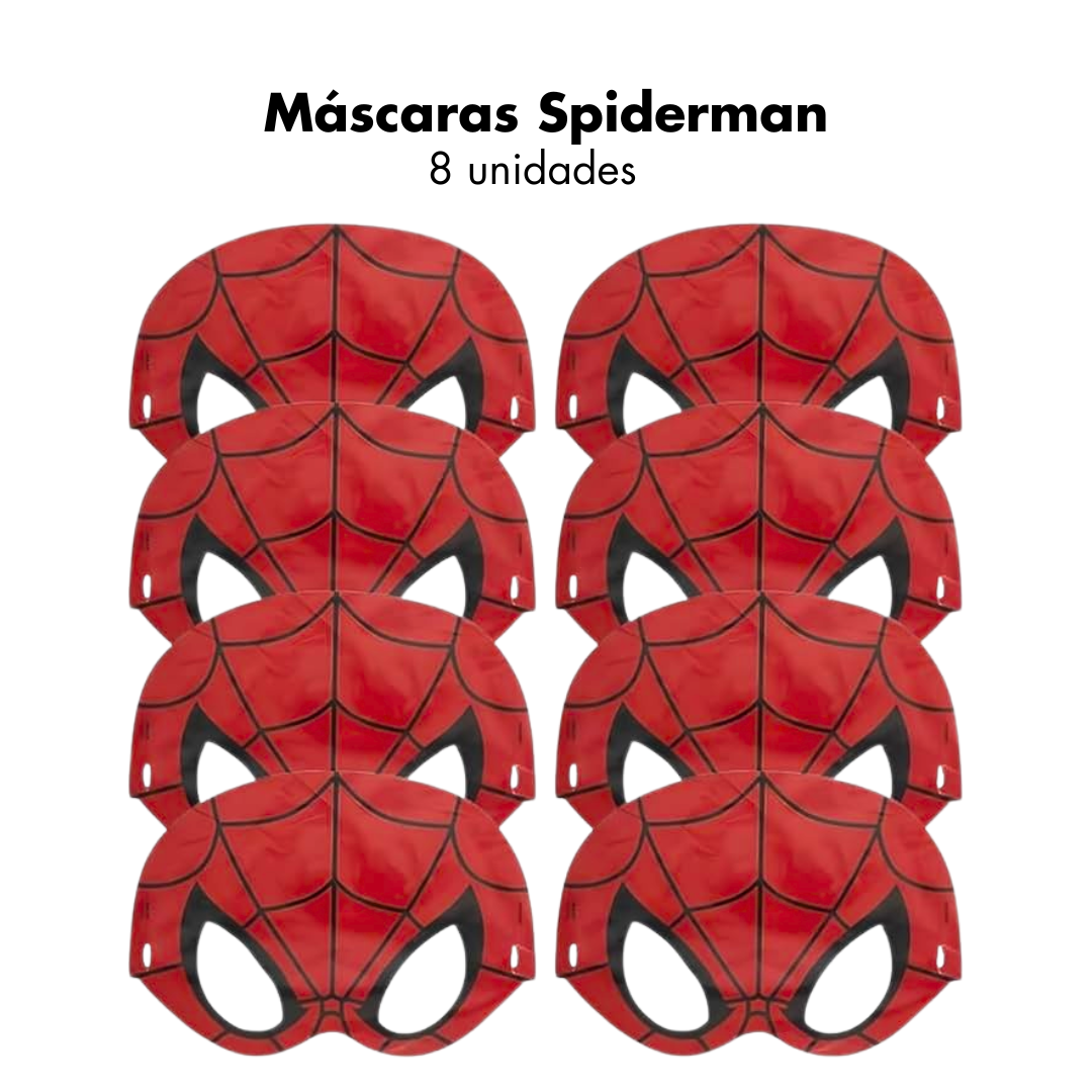 Spiderman Paper Masks (x8u)